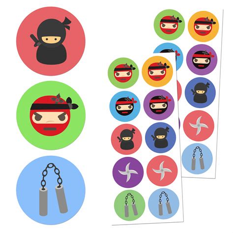 Ninja - Kids' Sticker Set - TownStix