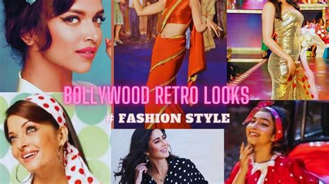 Bollywood Actress Retro Look⭐ |Bollywood Vintage Look💃 | Retro Look Hairstyle Makeup | # ...