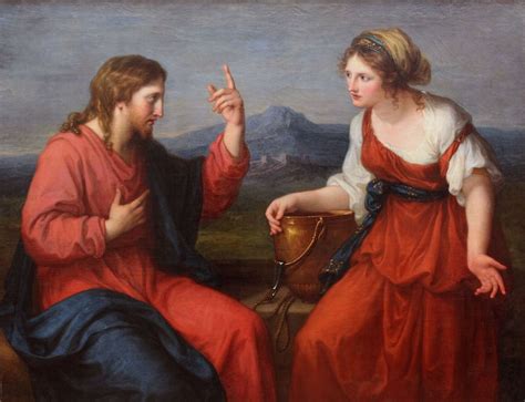 Jesus and the Samaritan Woman by Angelika Kauffman (1796) - Public ...