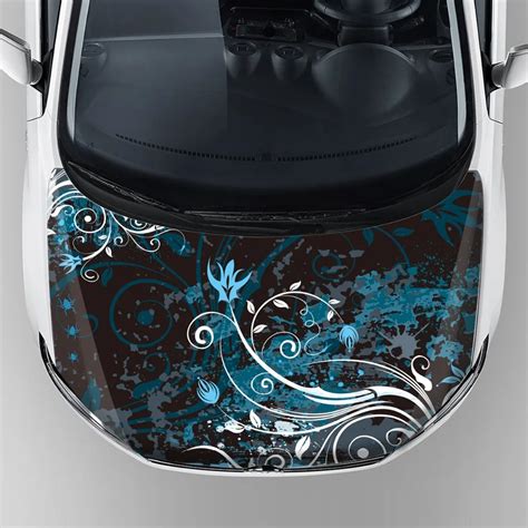 waterproof vinyl car wrap sticker decorative vinyl vehicle stickers car hood bonnet graphics ...