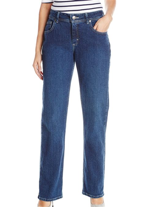 Women's Petite Stretch Straight Leg Jeans 14P - Walmart.com