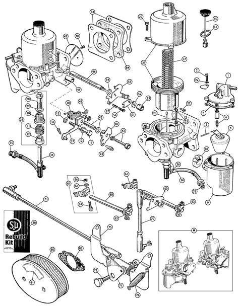 MGB HS4 SU Carburettors 1962-1972, 58% OFF