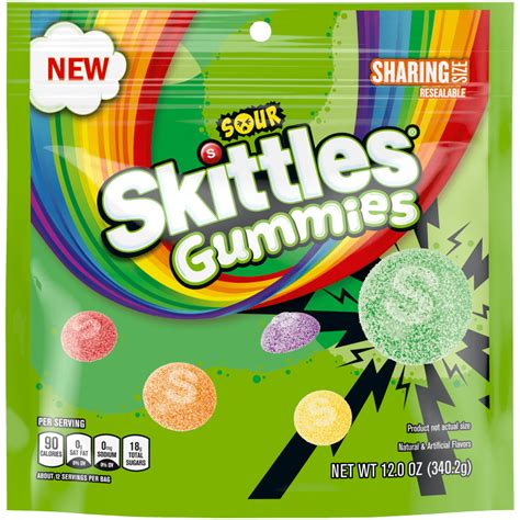 SKITTLES Sour Gummies Peg Pack, 5.8oz | SKITTLES®