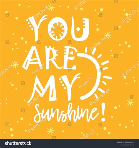 You My Sunshine Pattern Orange Sunshine Stock Vector (Royalty Free) 2173584963 | Shutterstock