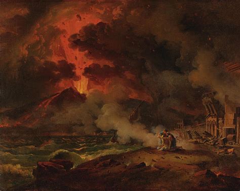 The Destruction of Pompeii Painting by Pierre-Henri de Valenciennes ...