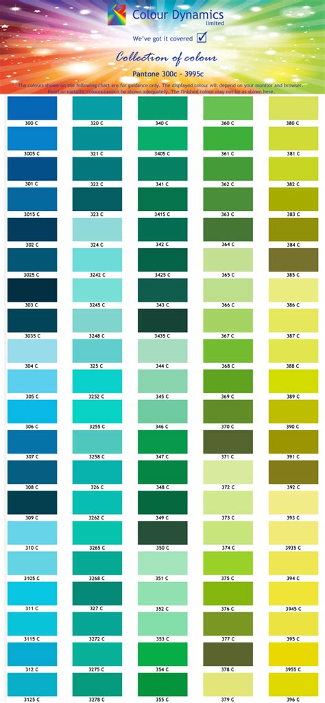 pantone-300c-3995c - Colour Dynamics