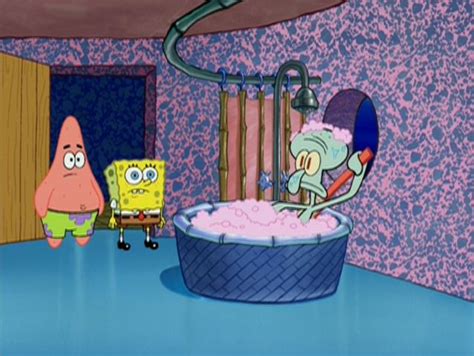 Spongebob and Patrick in Squidward's bathroom | Squidward, Spongebob ruined, Spongebob