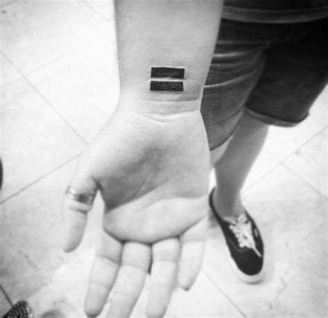 15 Stylish Equality Wrist Tattoos