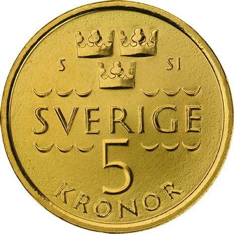 5 Kronor - Carl XVI Gustaf - Sweden – Numista