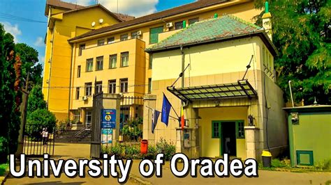 University of Oradea, the campus and the sport fields filmed in 4K ...