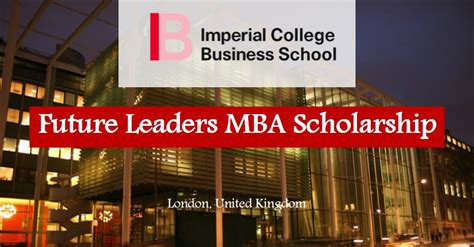 Imperial College London MBA Scholarships 2018 | Application Guide ...