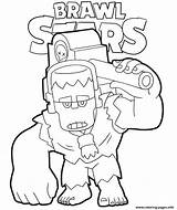 Brawl Stars Frank Coloring page Printable sketch template