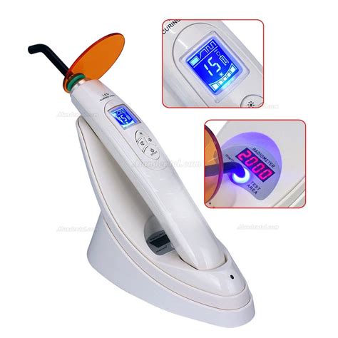 Buy Cheap Dental LED Curing Light Lamp Wireless Resin Cure With Light Meter 2000mw/cm2 form ...