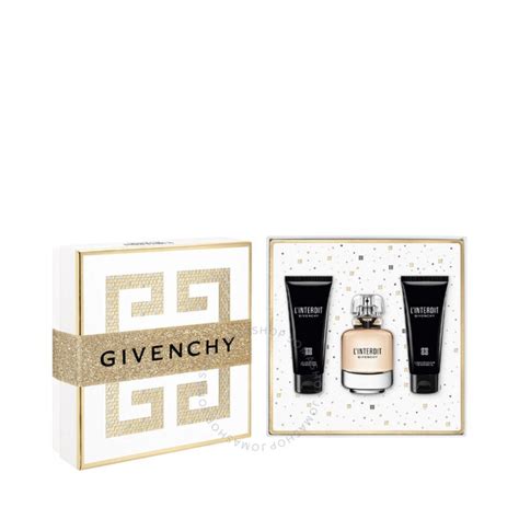 Givenchy Ladies L'Interdit Gift Set Fragrances 3274872463172 ...