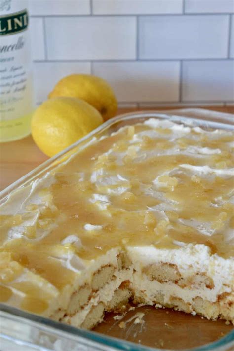 Limoncello Tiramisu | Italian Lemon Dessert - This Italian Kitchen