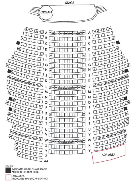 Seating at the Alabama Theatre - alabamatheatre.com