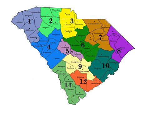 Regulatory Inspectors Territory Map | Public | Clemson University ...