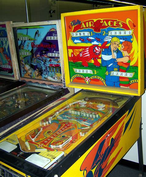 1974 Air Aces "Bally " Pinball Machine Pinball Games, Pinball Art ...