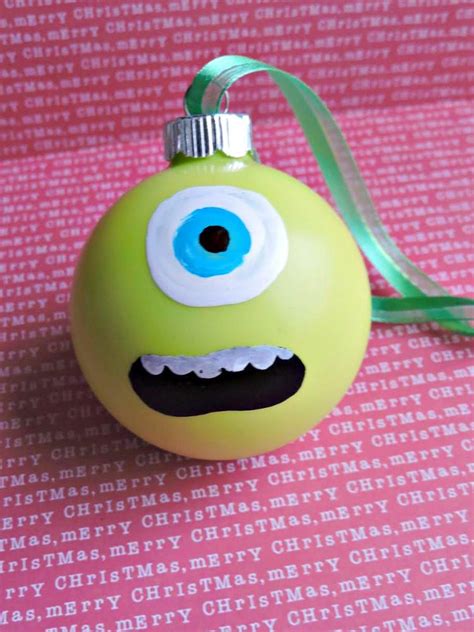 Monsters Inc Inspired Ornaments Disney Pixar Christmas