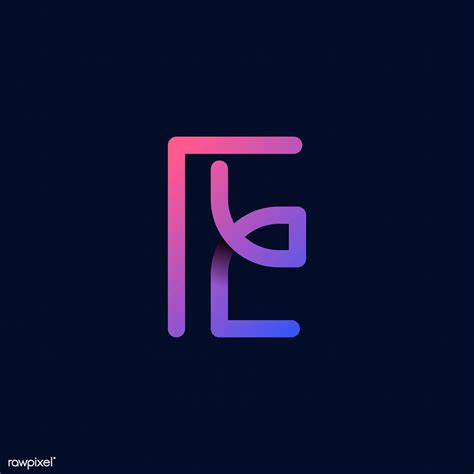 Download free vector of Retro colorful letter E vector by Wan about e logo, retro colorful ...