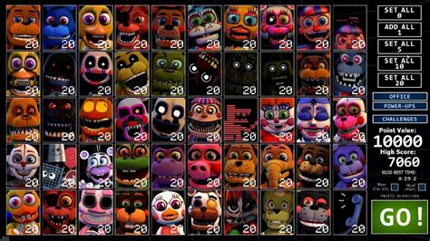 I Turned all Animatronics of UCN to FNaF World! +All Jumpscares! (UCN Mods) - YouTube