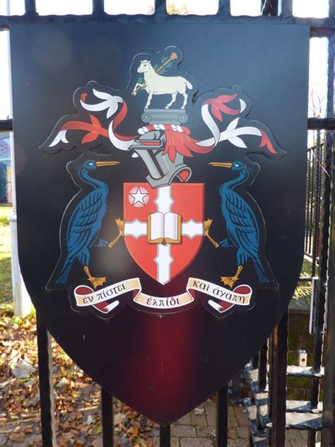 The crest of Liverpool Hope University © Peter Barr :: Geograph Britain ...