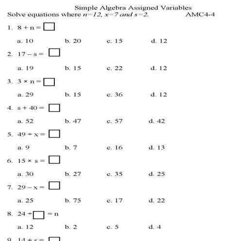 algebra worksheet: NEW 221 ALGEBRA WORKSHEET HIGH SCHOOL