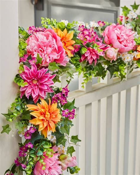 20+ Outdoor Artificial Flower Arrangements - DECOOMO