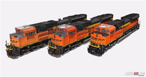 EMD SD70MAC – BNSF 4-Pack – JointedRail.com