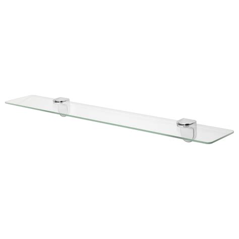 KALKGRUND Glass shelf, 24 5/8x4 3/8" - IKEA | Glass shelves, Glass ...