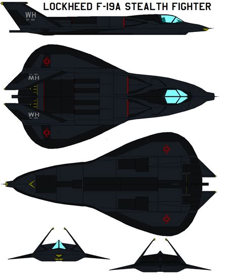 Lockheed F-19A Stealth Fighter by bagera3005 on DeviantArt