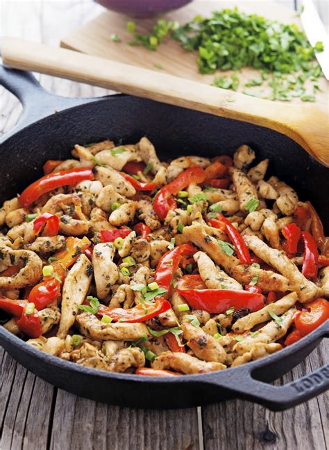 The Iron You: 20-Minute Skillet Chicken Fajitas