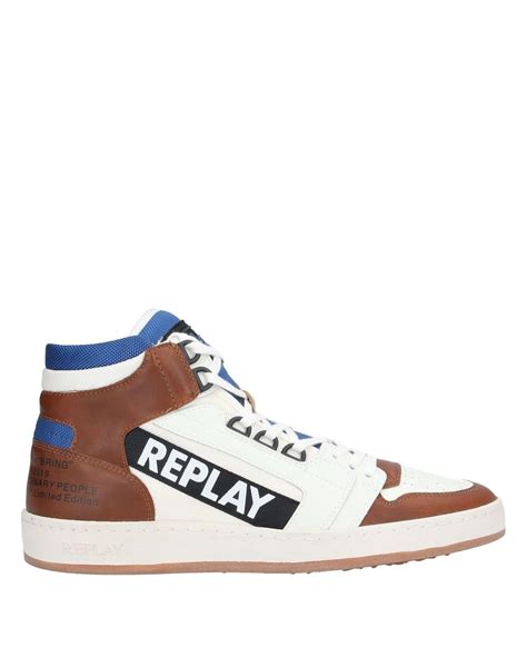 Replay High-tops & Sneakers in White for Men - Lyst