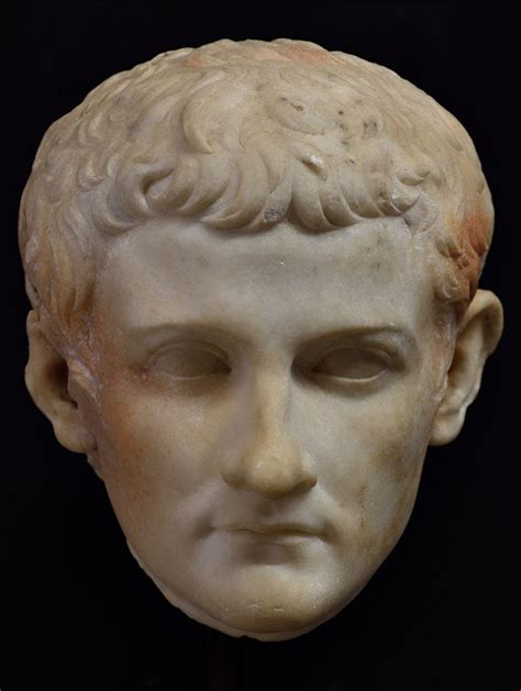 Portrait of a member of a Julio-Claudian dynasty. Baia, Archaeological ...