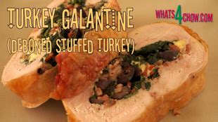 How to Debone & Stuff a Whole Turkey. Thanksgiving Recipe Special. Turkey Galantine / Ballotine ...