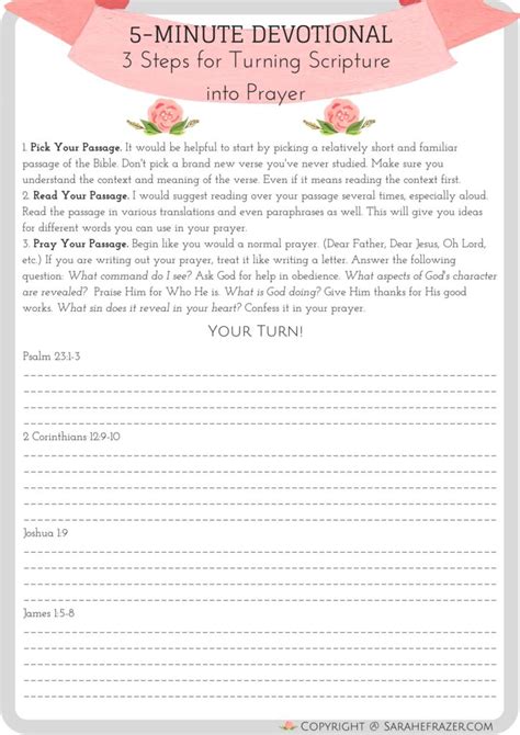 108 best Bible Journaling Free Printables images on Pinterest | Prayer ...