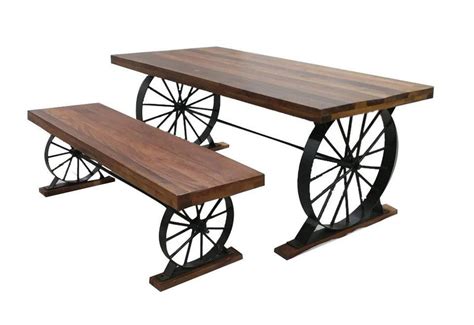 Wagon Wheel Tables