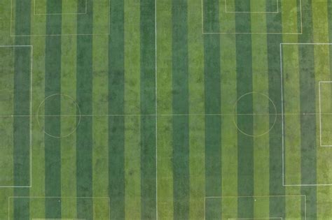 Premium Photo | Aerial view of football field