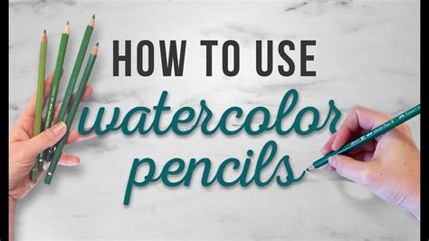 How To Use Watercolor Pencils | TIPS FOR BEGINNERS - YouTube | Watercolor pencil art, Watercolor ...