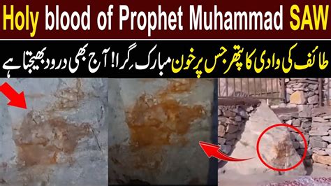 Miracle of nabi saw | Holy blood of Prophet Muhammad SAW | Taif main ...