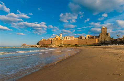 The ancient fishing town of #Termoli on the coast of #Molise, in southern #Italy: Beach Village ...