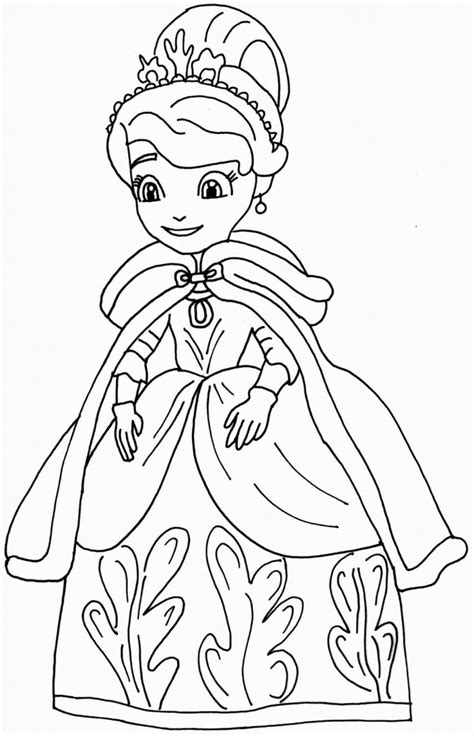 Sofia the First Coloring Pages - Best Coloring Pages For Kids | Mermaid ...