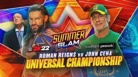 Roman Reigns vs John Cena SummerSlam Match Card by WGwrestling on ...