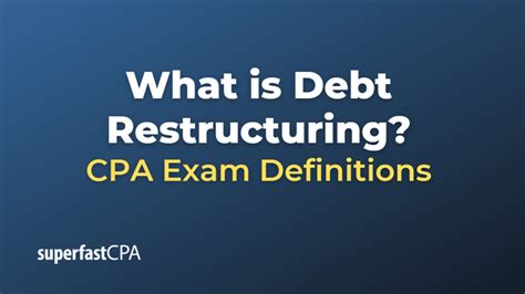 What is Debt Restructuring? – SuperfastCPA CPA Review