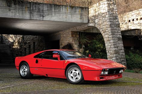 Ferrari 288 GTO Red Vintage Retro Car Poster – My Hot Posters