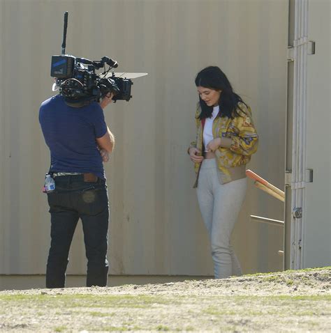 KYLIE JENNER on the Set of Keeping Up With The Kardashians in Los ...