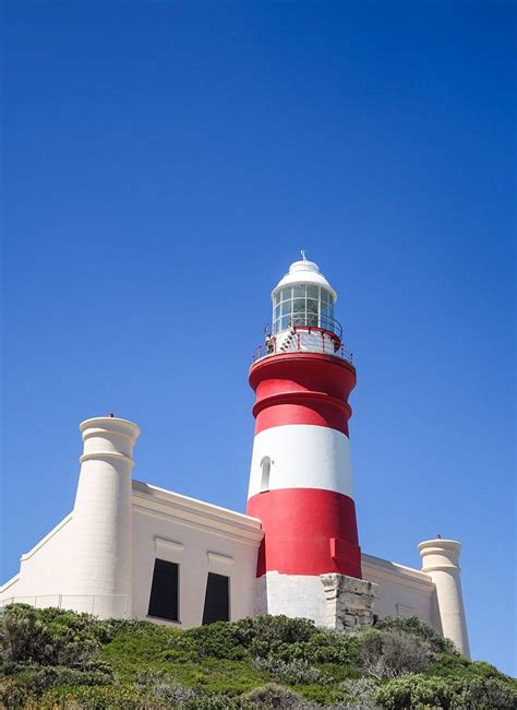 Cape Agulhas Lighthouse, Agulhas National Park, Western South Africa ...