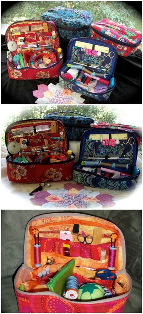 Fabric Sewing Basket pattern - Sew Modern Bags