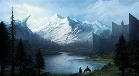 Fantasy Landscape by RaymondMinnaar on @DeviantArt | Fantasy landscape ...