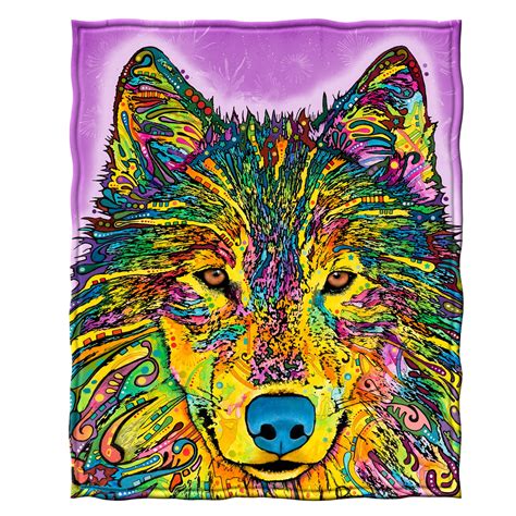 Dawhud Direct Wolf Fleece Throw Blanket by Dean Russo - Walmart.com - Walmart.com